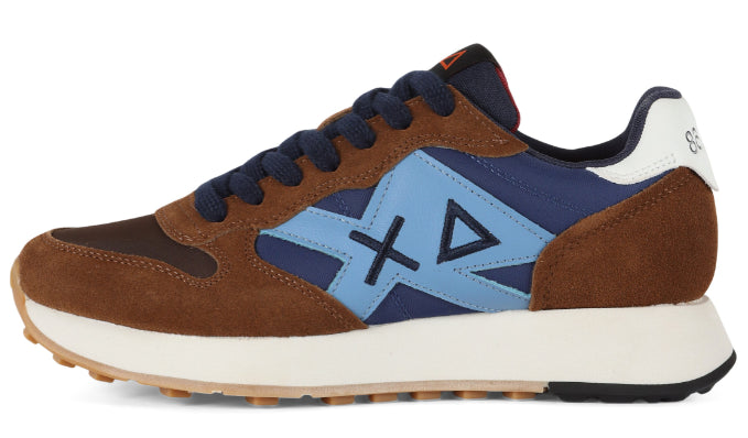 SUN68 SNEAKERS UOMO JAKI BICOLOR COLORE VOLPE