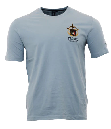 AERONAUTICA MILITARE T-SHIRT FRECCE TRICOLORI GLACIER BLUE