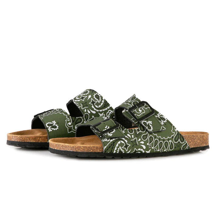 MC2 SAINT BARTH SANDALI BANDANA VERDE