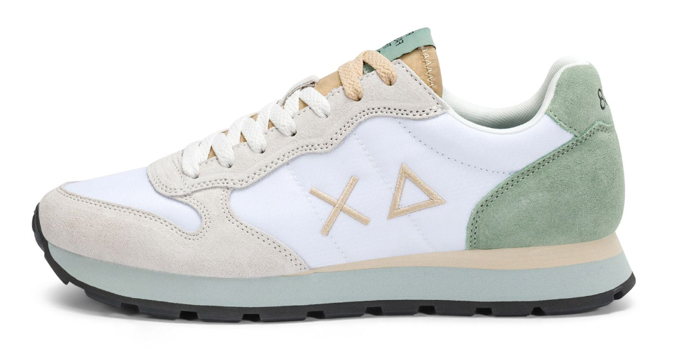 SUN68 SNEAKERS UOMO TOM MULTICOLOR 01 BIANCO