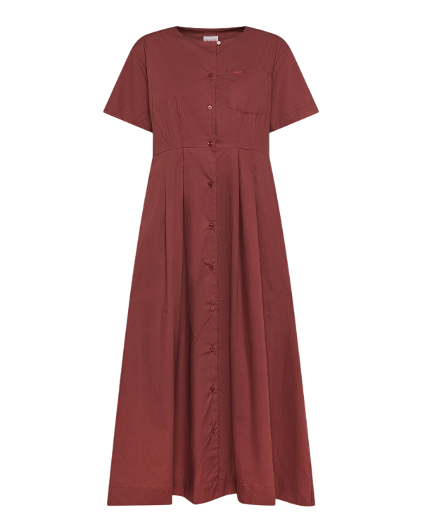 SUN68 DONNA ABITO CHEMISIER IN COTONE CACAO