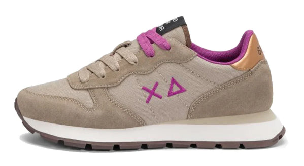 SUN68 SNEAKERS DONNA ALLY SOLID Z45201 BEIGE SCURO