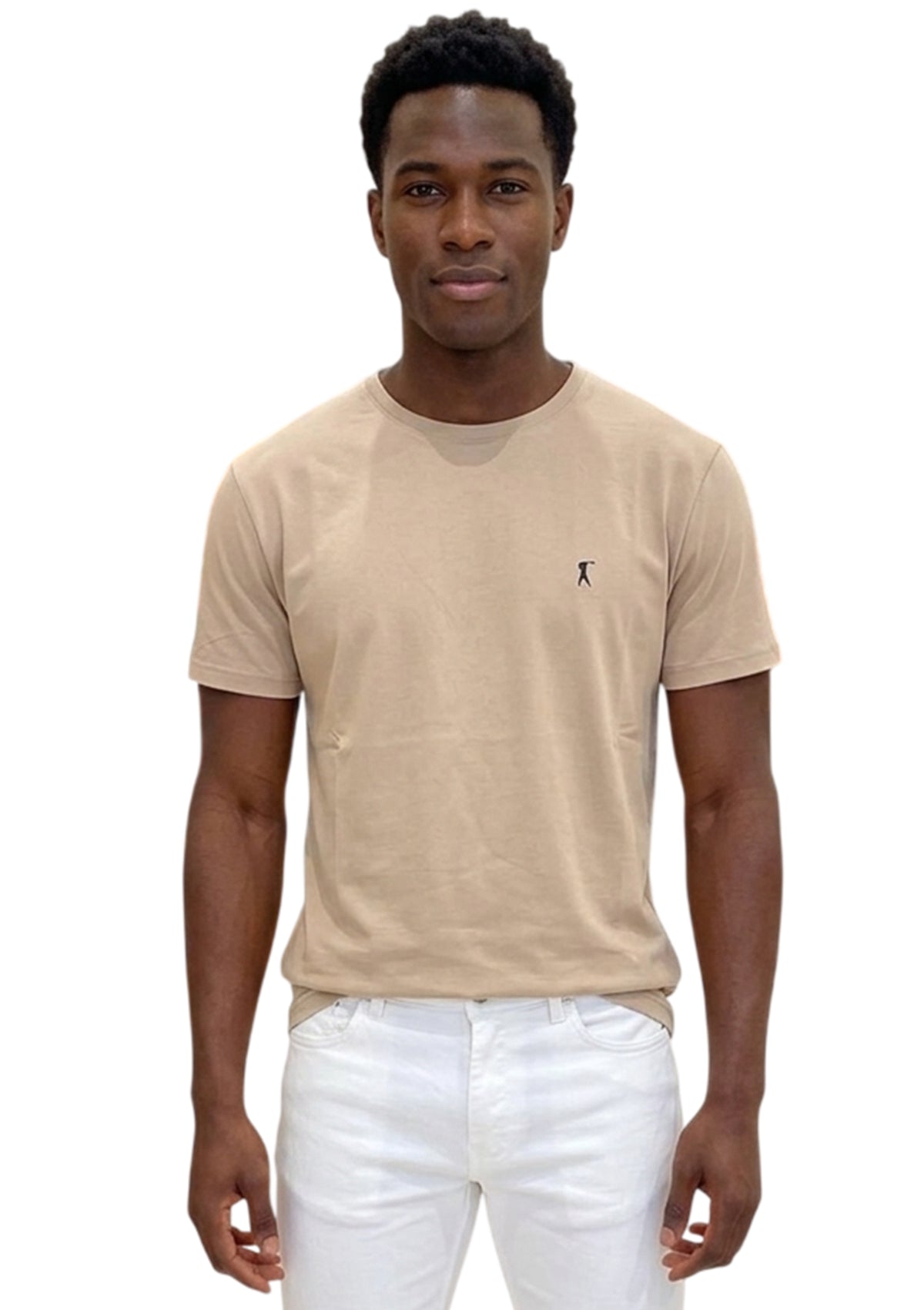 MARK MIDOR T-SHIRT IN COTONE COLORE BEIGE