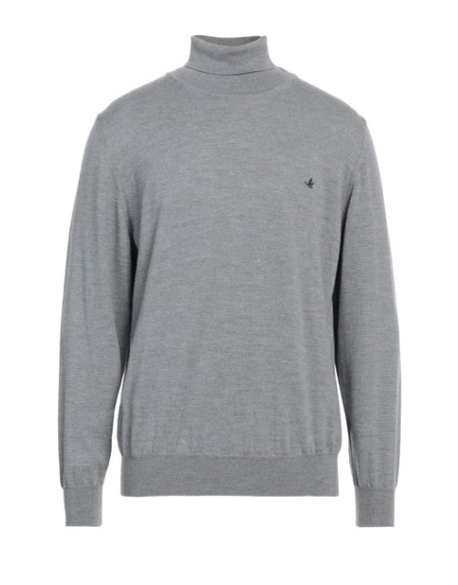 BROOKSFIELD MAGLIA UOMO DOLCEVITA IN LANA COLORE FOG MELANGE