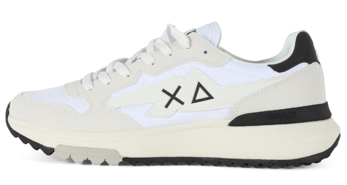 SUN68 SNEAKERS UOMO NIKI 2.0 SOLID COLORE BIANCO