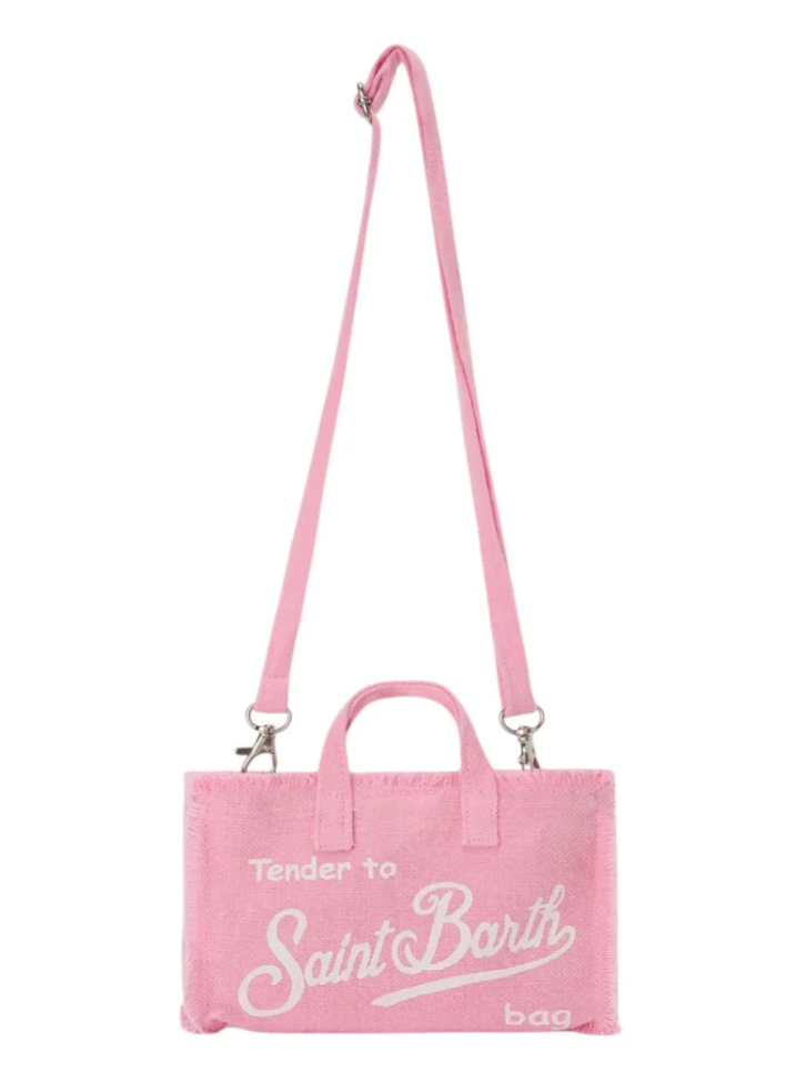 MC2 SAINT BARTH POCHETTE PHONE BAG LINEN 00142L PINK
