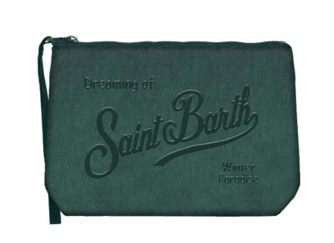 MC2 SAINT BARTH POCHETTE ALINE FELT DA UOMO 51 EMB VERDE