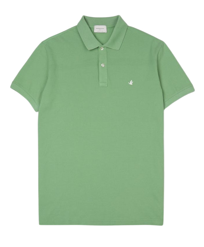BROOKSFIELD POLO LIGHT IN PIQUE' DI COTONE VERDE ANETO