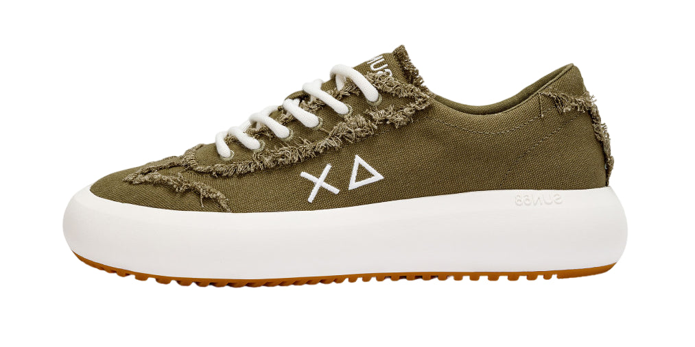 SUN68 SNEAKERS BIG BOY CANVAS MILITARE