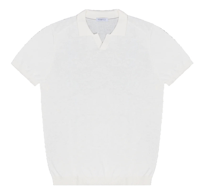 PEOPLE OF SHIBUYA POLO IN MAGLIA YABAI DONGQI WHITE