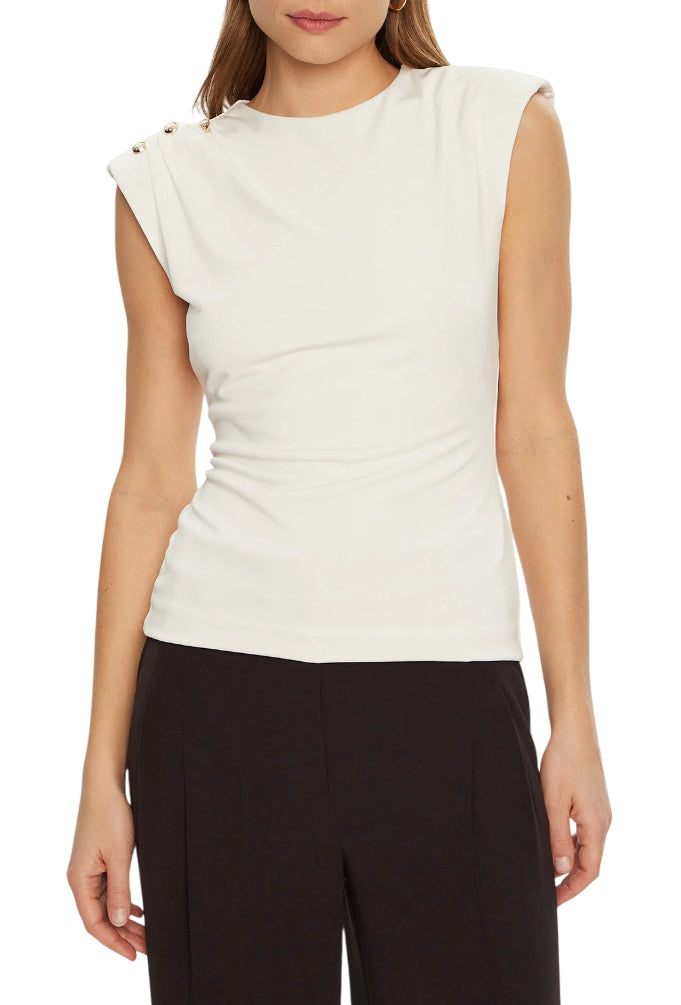 MARCIANO BY GUESS TOP REMI COLORE MACADAMIA
