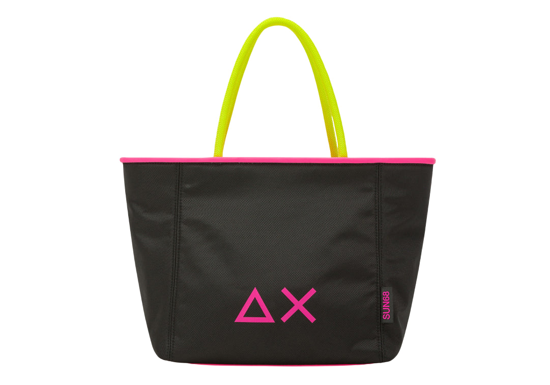 SUN68 BORSA MARE MEDIUM BAG NERO