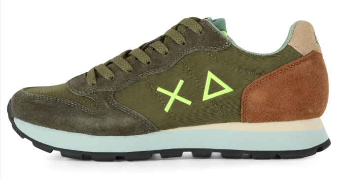 SUN68 SNEAKERS UOMO TOM MULTICOLOR 19 MILITARE