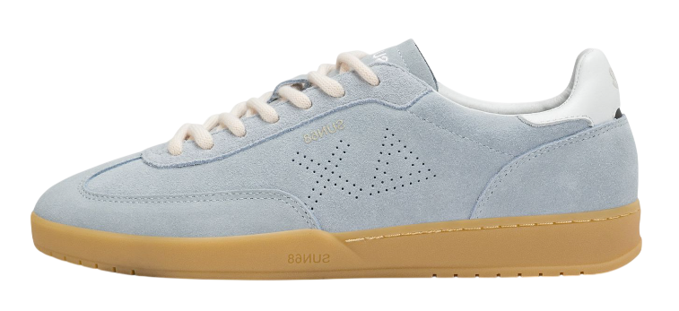 SUN68 SNEAKERS CALIFORNIA SUN SUEDE AZZURRO
