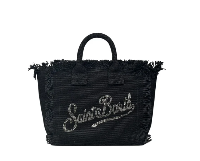 MC2 SAINT BARTH BORSA DONNA VANITY MINI 02563L 00 STRASS NERO