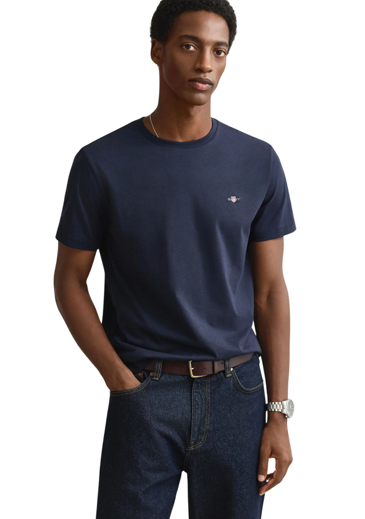 GANT T-SHIRT SHIELD REGULAR FIT EVENING BLUE 433