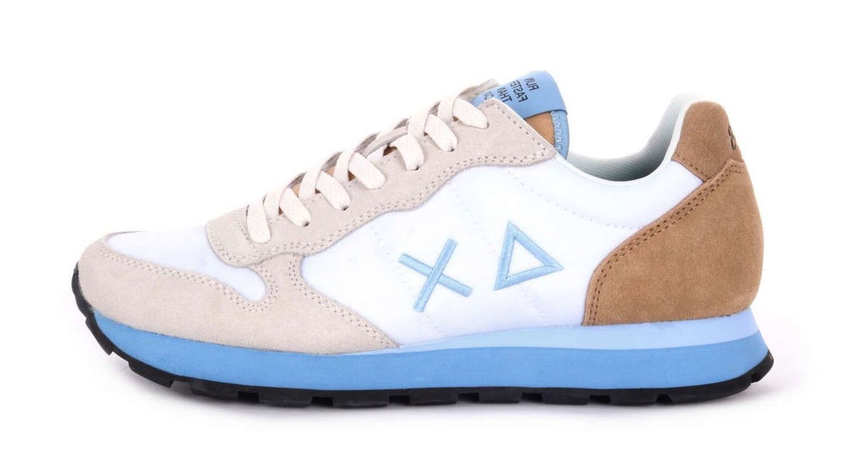 SUN68 SNEAKERS UOMO TOM MULTICOLOR BIANCO