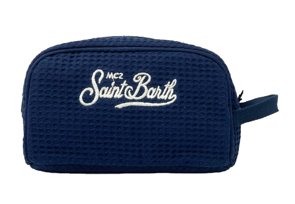 MC2 SAINT BARTH POCHETTE WAFFLE WESTWOOD SPONGE BLU