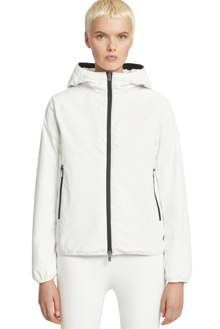 CIESSE PIUMINI GIACCA SOFY IMBOTTITA CON CAPPUCCIO COLORE BIANCO