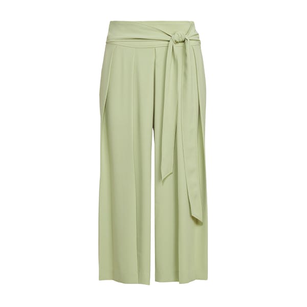 LAUREN RALPH LAUREN PANTALONI A GAMBA LARGA COLORE SALVIA