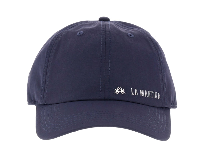 LA MARTINA CAPPELLINO BASEBALL IN TESSUTO SINTETICO BLU NAVY