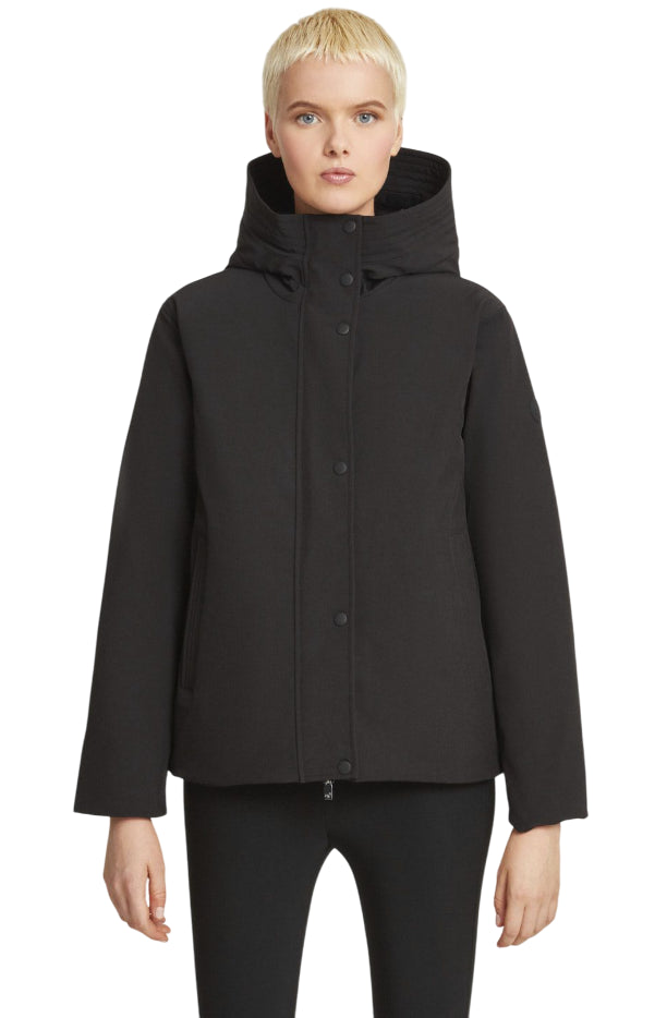 CIESSE PIUMINI GIACCA CORTA AMANITA IN SOFTSHELL JET BLACK