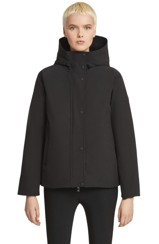 CIESSE PIUMINI GIACCA CORTA AMANITA IN SOFTSHELL JET BLACK