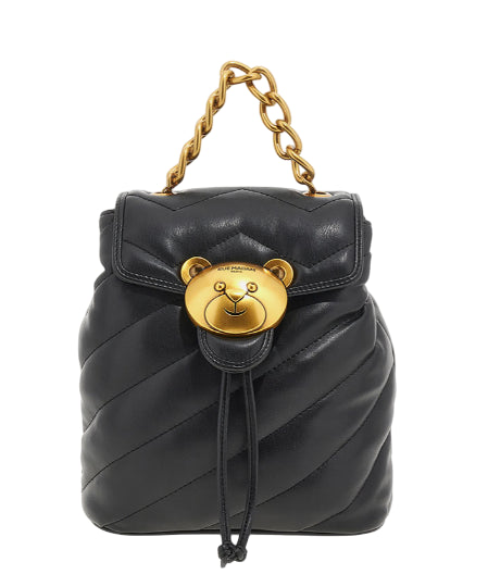 RUE MADAM PARIS ZAINO PUFFY BACKPACK BLACK