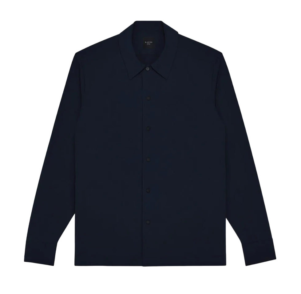 XACUS CAMICIA COLLO ITALIANO ARMATURATO BLU SCURO
