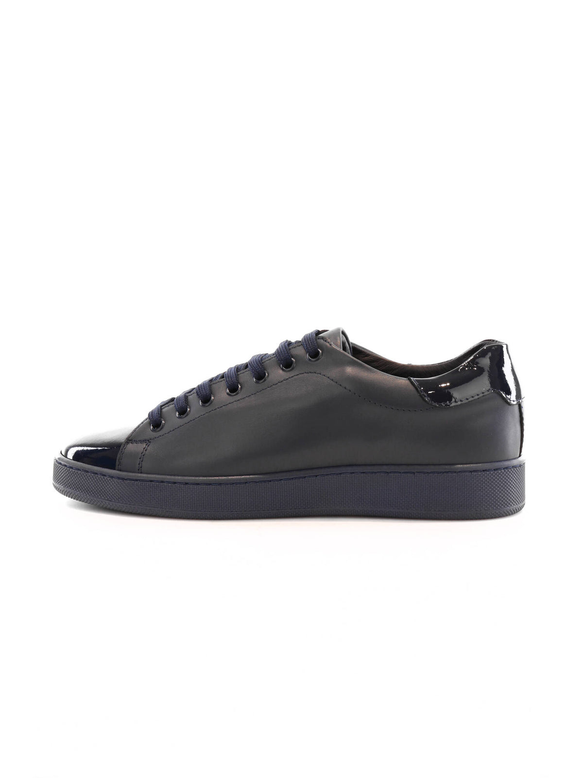 MARK MIDOR SNEAKERS DA CERIMONIA IN PELLE & VERNICE COLORE BLU
