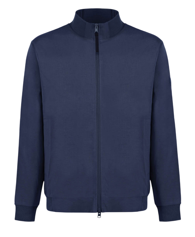 PEOPLE OF SHIBUYA SAKU FULL-ZIP PF722 NAVY BLUE