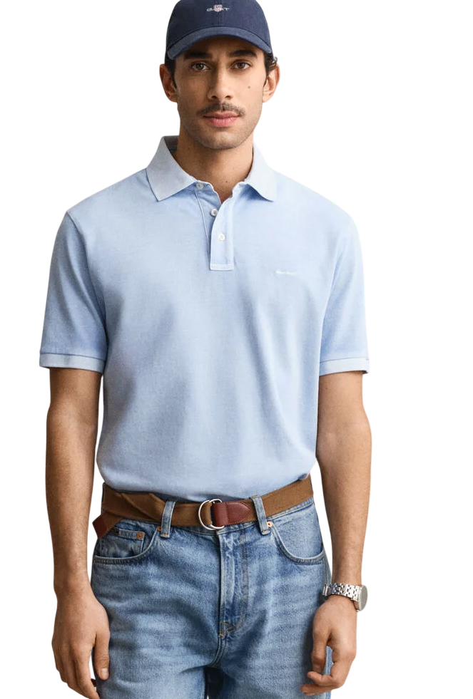 GANT POLO SUNFADED REGULAR FRESH BLUE