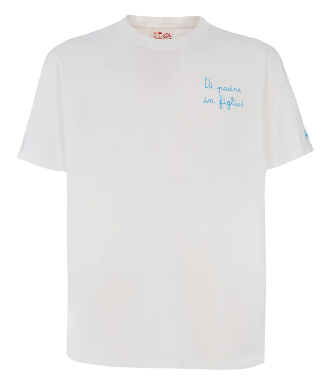 MC2 SAINT BARTH T-SHIRT UOMO RICAMO DI PADRE IN FIGLIO LAZIO