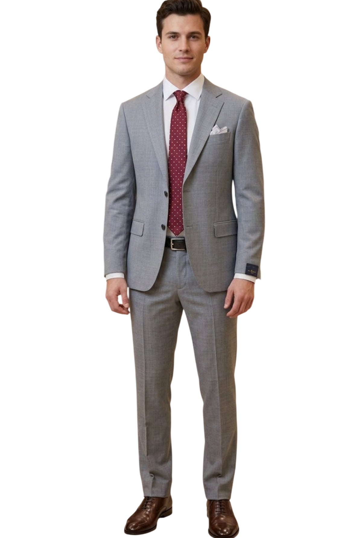 MARK MIDOR ABITO IN LANA VERGINE DROP 4 COLORE GRIGIO CHIARO