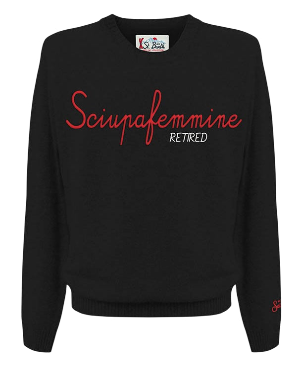 MC2 SAINT BARTH MAGLIONE HERON UOMO SCIUPAFEMMINE NERO