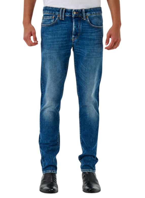 CYCLE JEANS UOMO COMFORT SKINNY NAVY BLUE