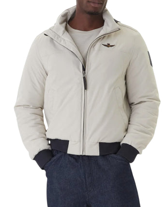 AERONAUTICA MILITARE UOMO BOMBER SAILOR PELLICAN WHITE