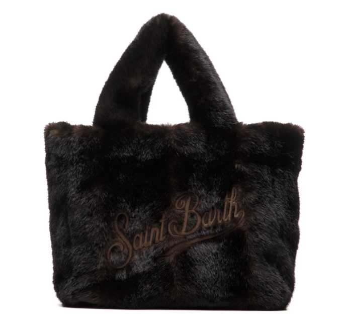 MC2 SAINT BARTH BORSA COLETTE IN SOFT FUR 18H EMB