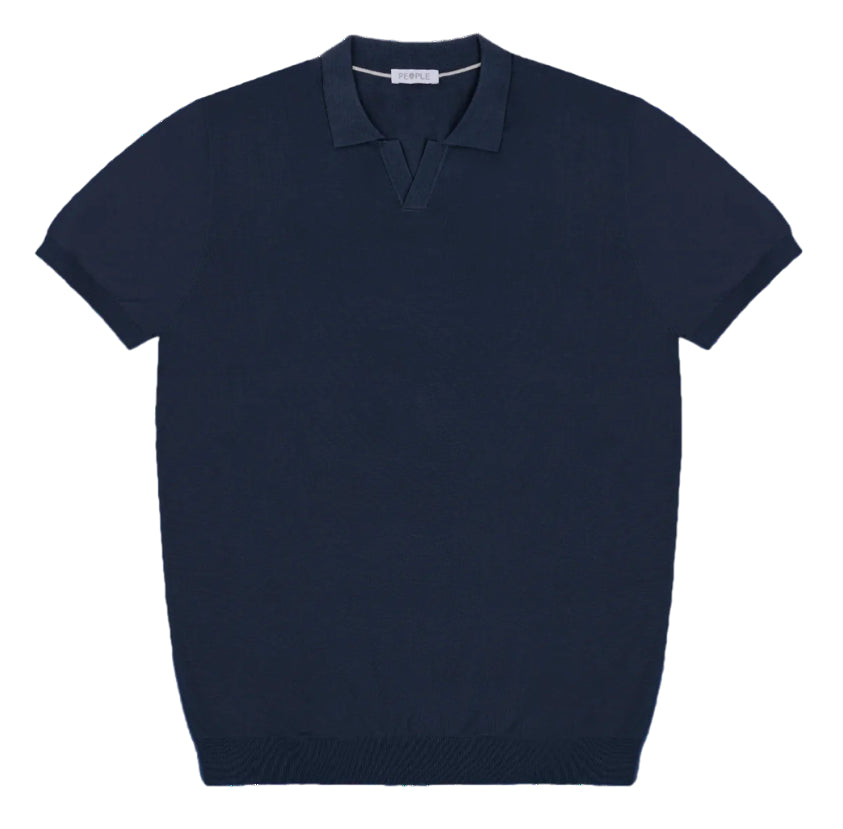 PEOPLE OF SHIBUYA POLO IN MAGLIA YABAI DONGQI NAVY BLUE