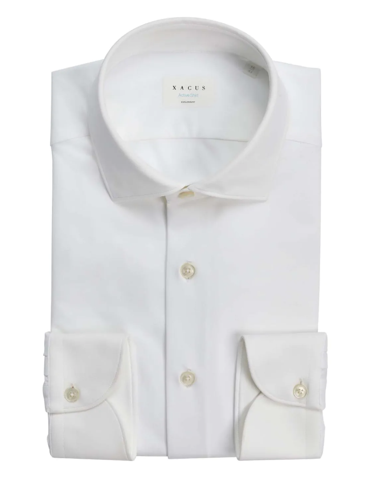 XACUS CAMICIA ACTIVE SHIRT EVOLUTION FIT BIANCO