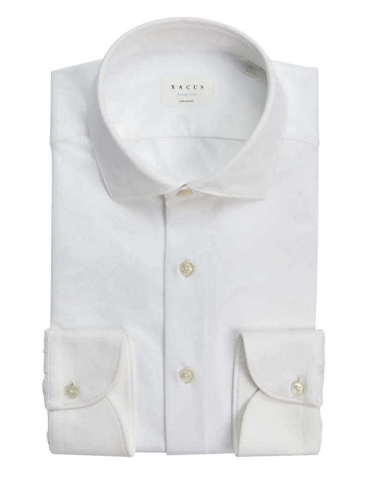 XACUS CAMICIA ACTIVE SHIRT EVOLUTION FIT BIANCO