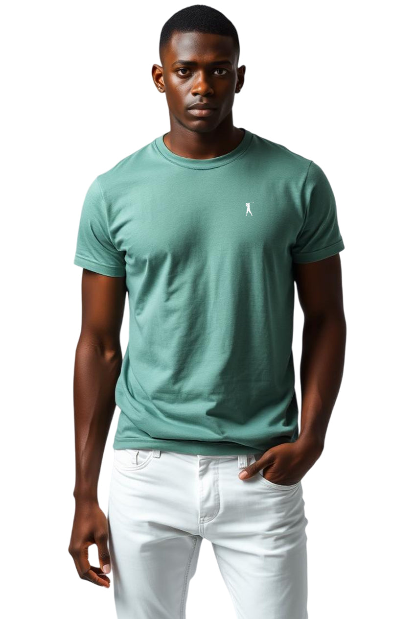MARK MIDOR T-SHIRT IN MISTO COTONE COLORE MENTA