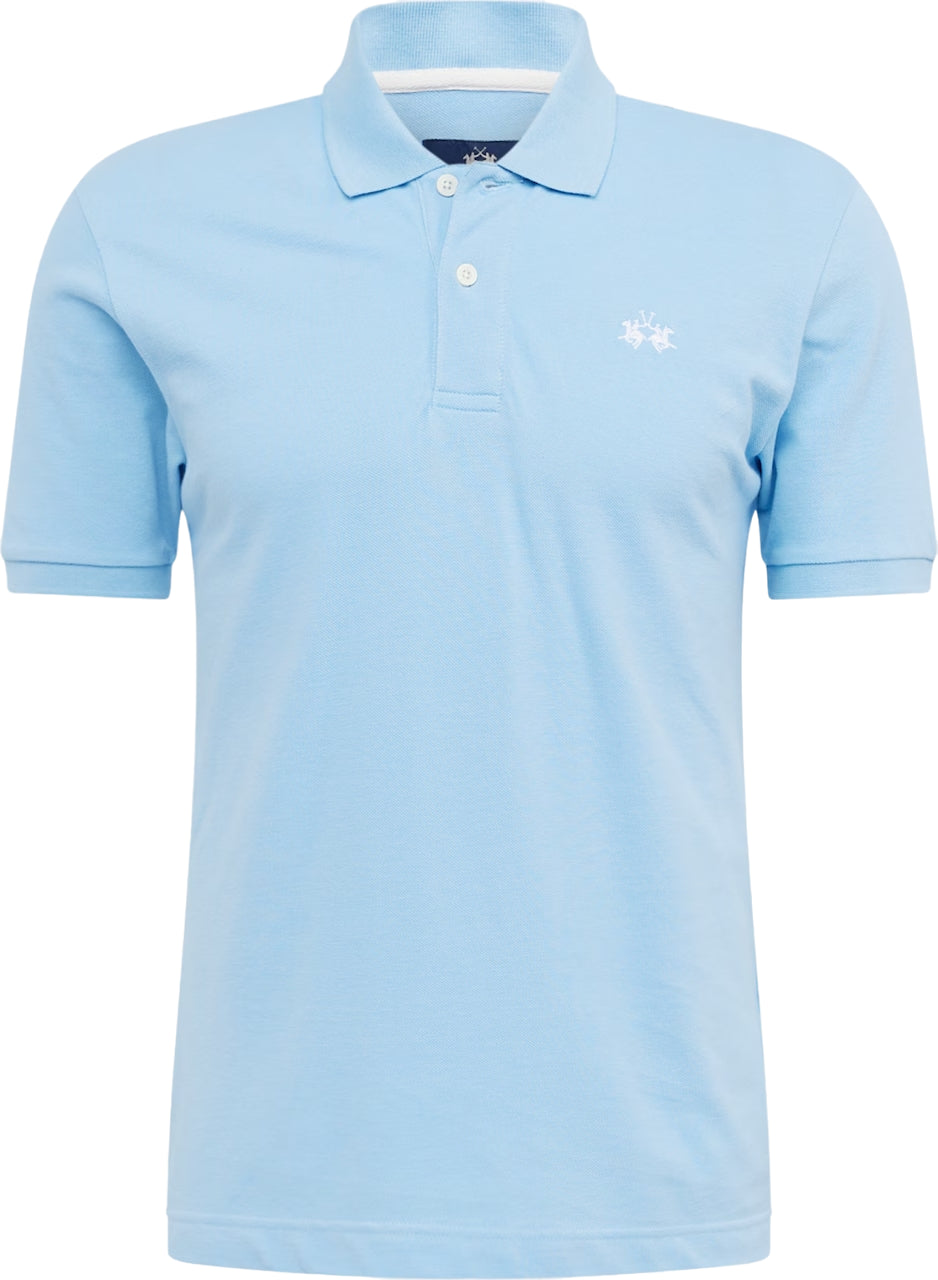 LA MARTINA POLO UOMO REGULAR FIT TEX BLUE BELL