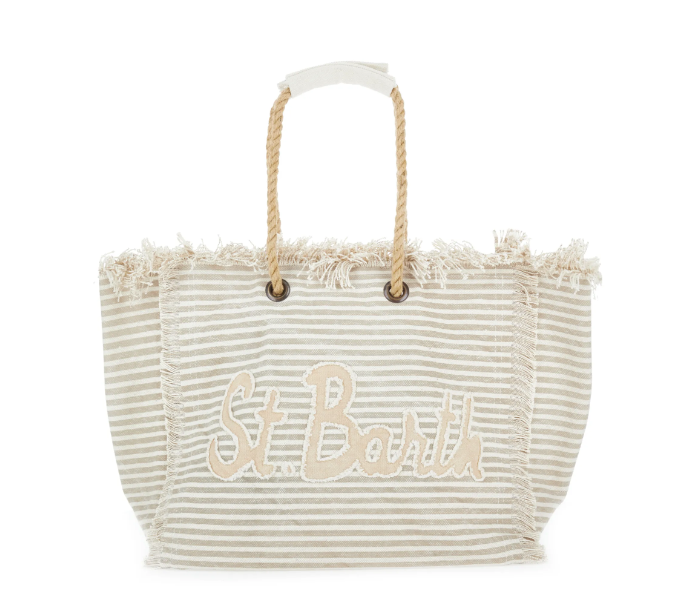 MC2 SAINT BARTH BORSA MARE BEACH STRIPES PATCH 09400L
