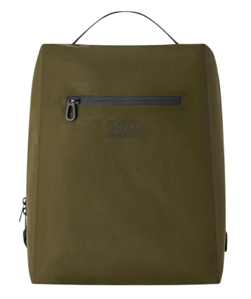 MC2 SAINT BARTH ZAINO UOMO IN TESSUTO IDROPELLENTE SEAMLESS VERDE MILITARE