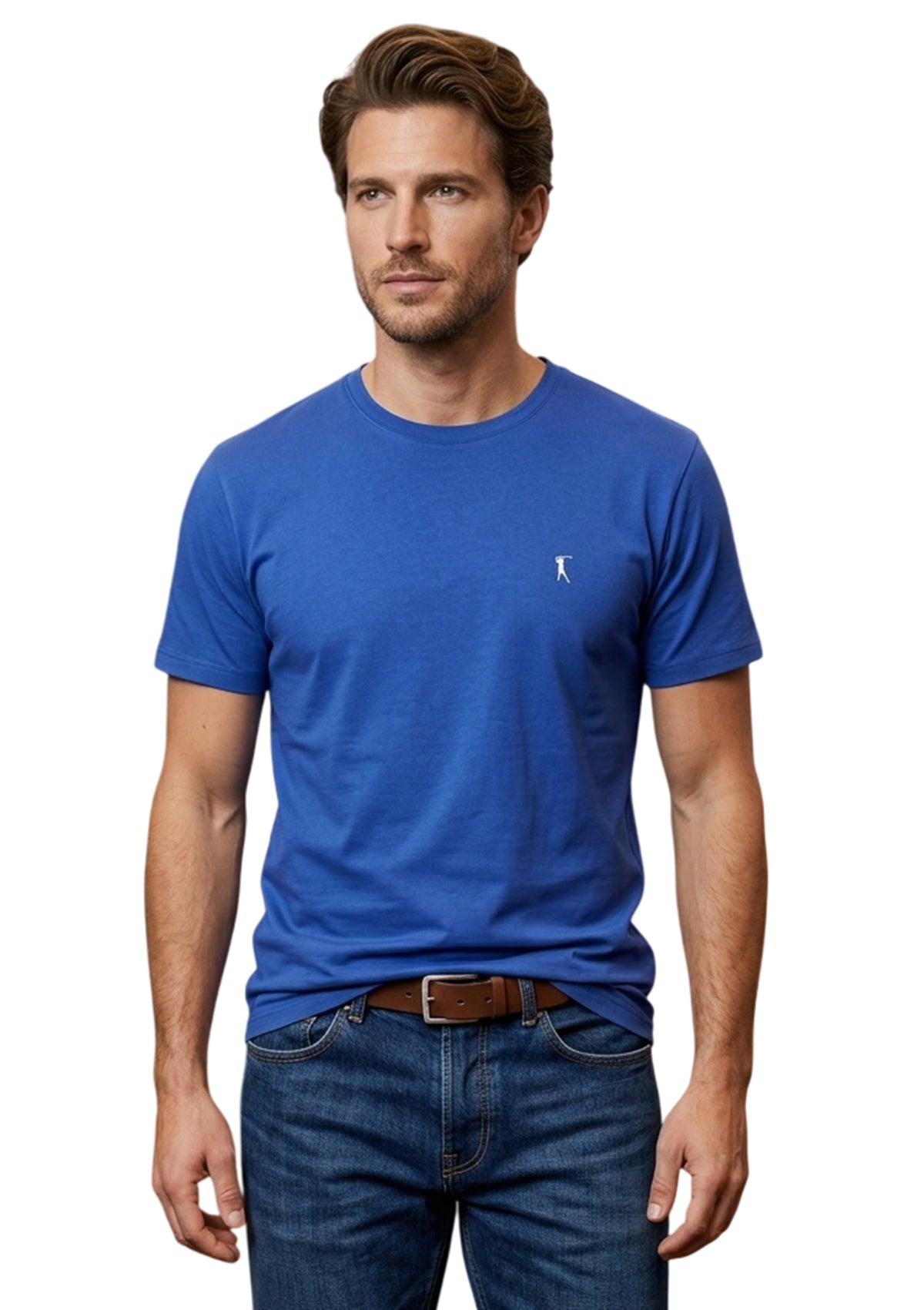 MARK MIDOR T-SHIRT IN COTONE COLORE AZZURRO