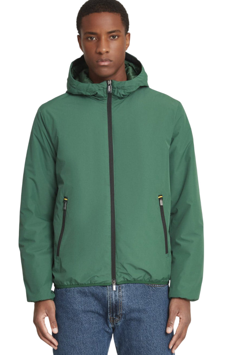 CIESSE PIUMINI GIUBBINO IMBOTTITO 80 GR CON CAPPUCCIO COLORE VERDE