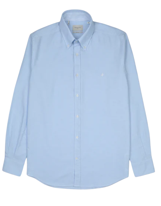 BROOKSFIELD CAMICIA BUTTON DOWN REGULAR FIT BLU CIELO