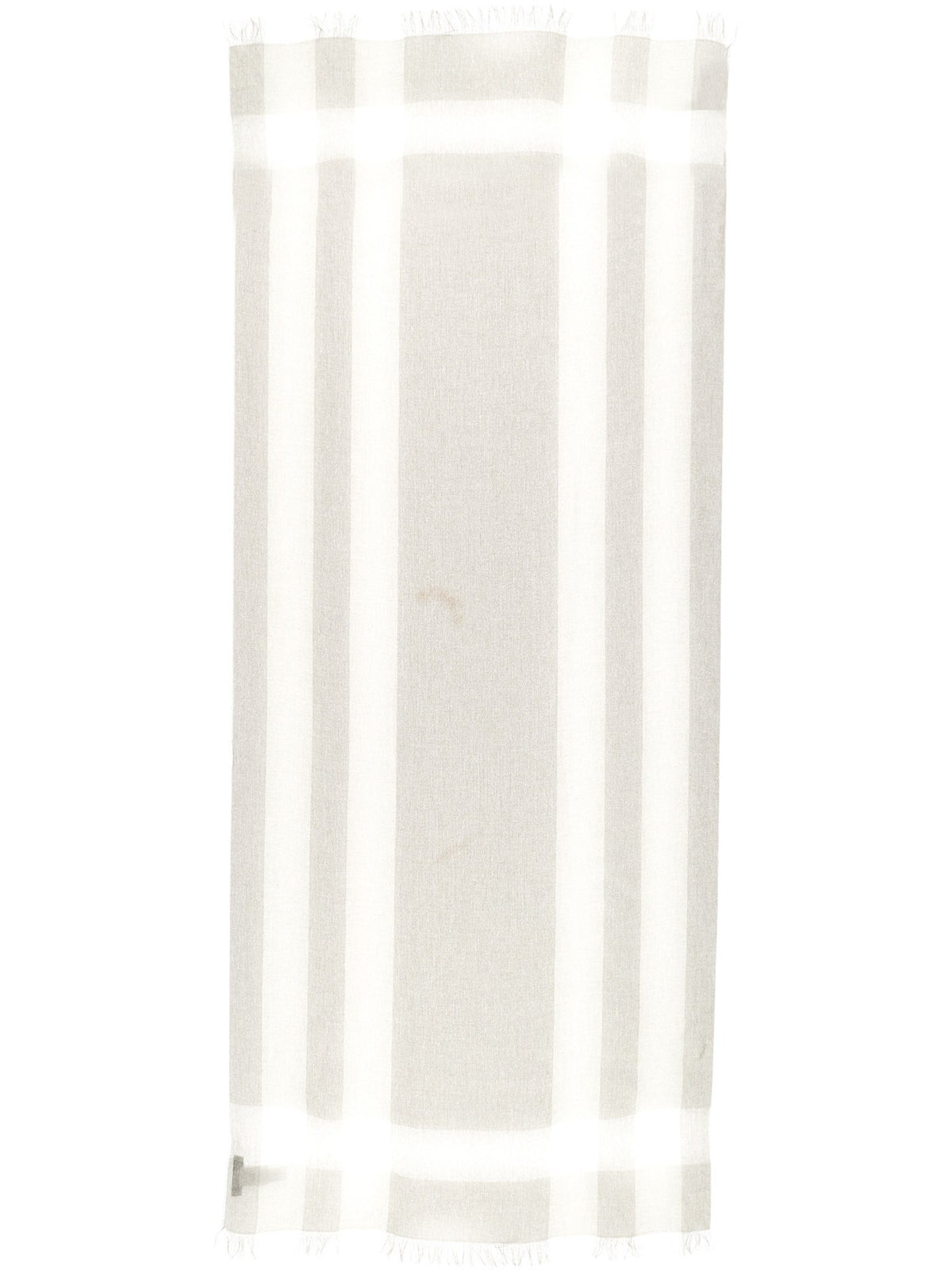 SCIARPA IN FIBRA IRIDESCENTE CON LOGO