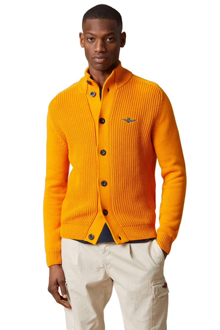 Dark yellow cheap cardigan